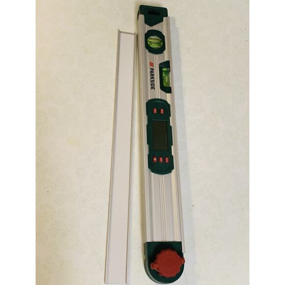 Parkside Digital Angle Finder With Level & Ruler Aluminum Model HG11598 - Picture 2 of 9